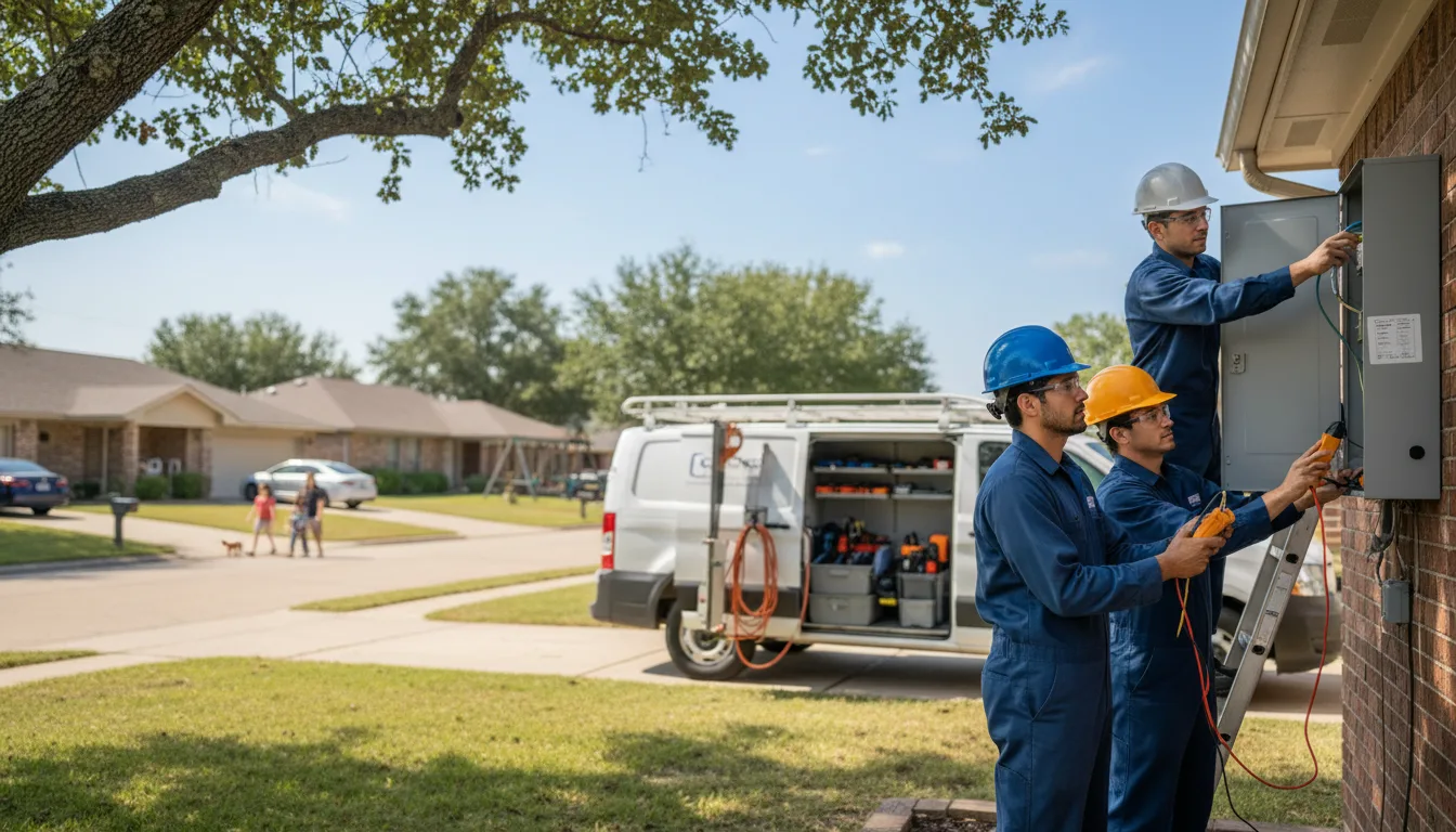 Certified electrician providing emergency electrical services in Weston, MO